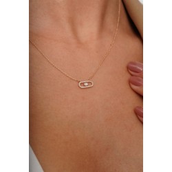 0,21 Karat Pırlanta K UCU Rose 14 Ayar