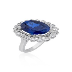 0,5 Karat Pırlanta Yüzük Beyaz 18 Ayar