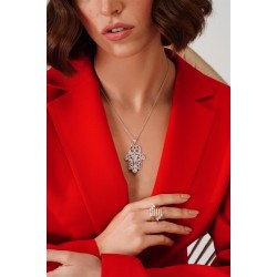 2,06 Karat Pırlanta Kolye Beyaz 18 Ayar